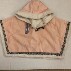 Artisan Cream Sherpa Hooded Poncho